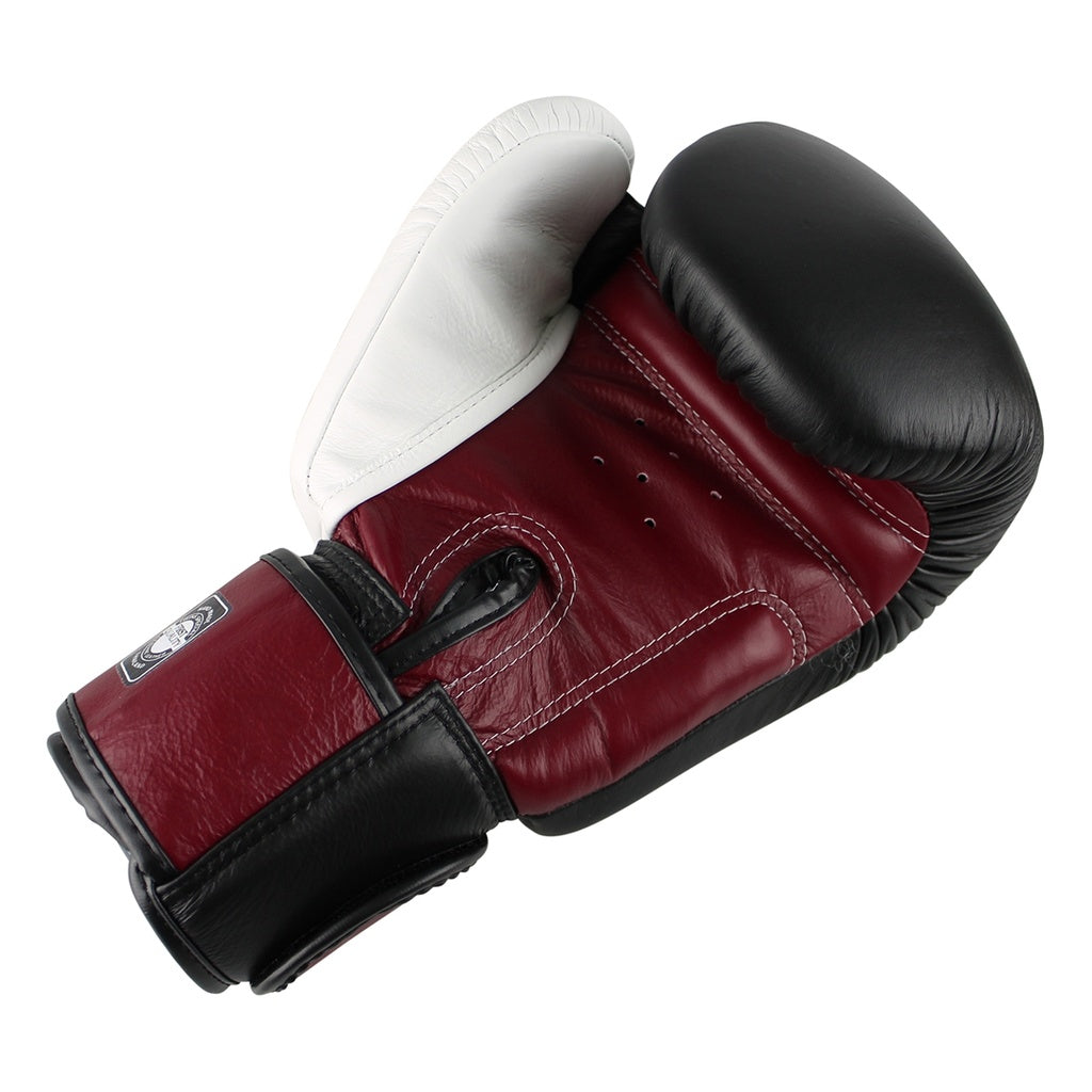 Boxhandschuhe von TWINS aus Echtleder BGVL 4 RED-BLACK-WHITE