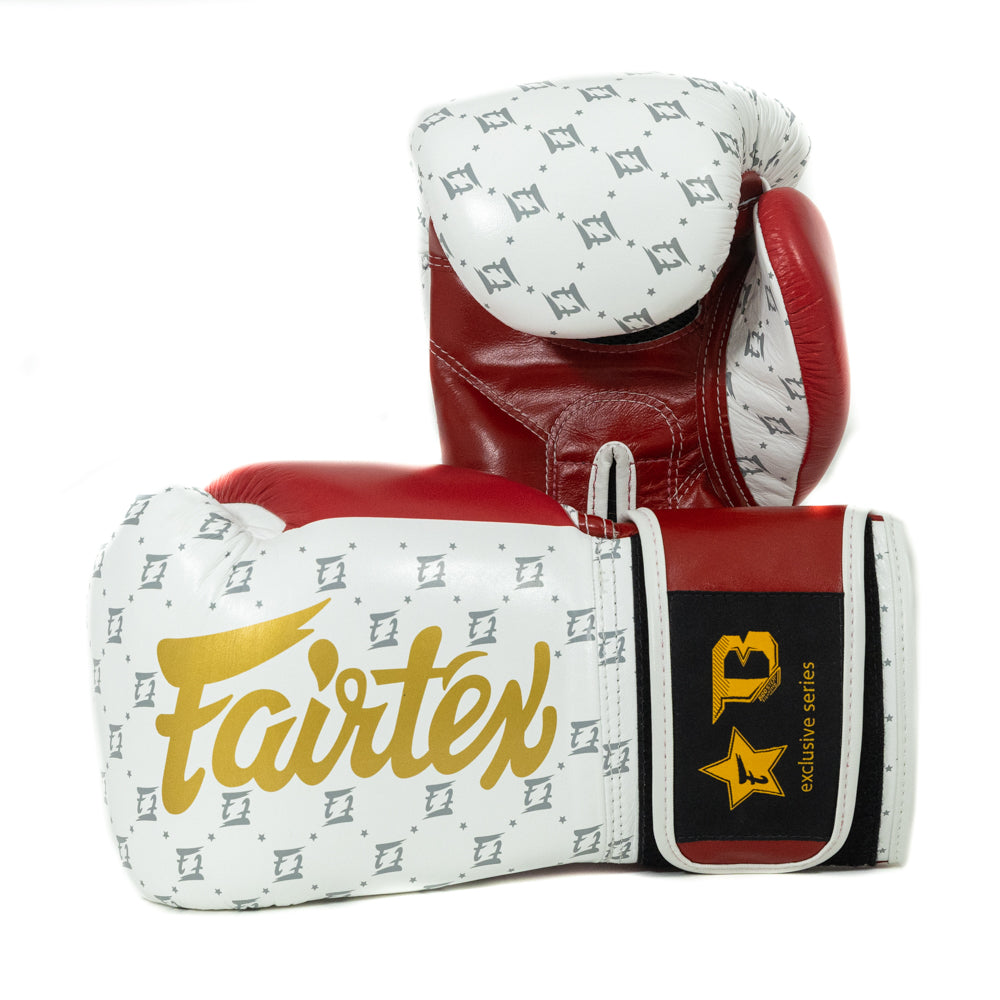 Boxhandschuhe Fairtrex und Booster Kooperation FXB-BG Star WH/WR