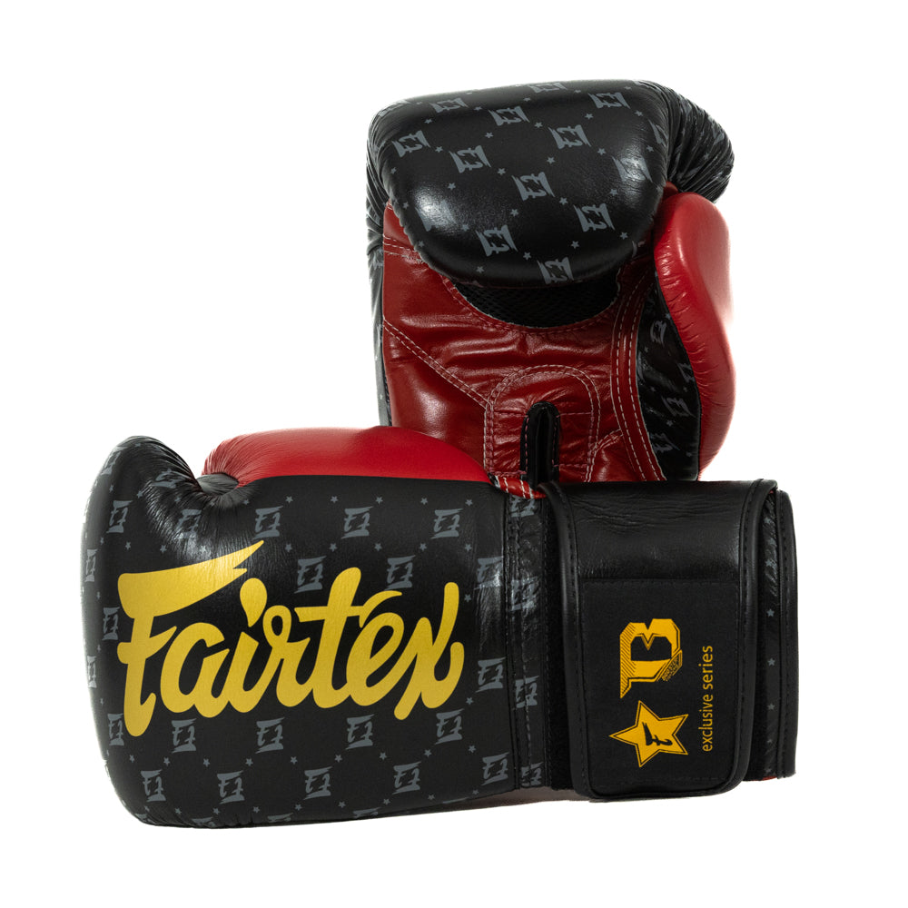 Boxhandschuhe Fairtrex und Booster Kooperation FXB-BG Star BL/WR