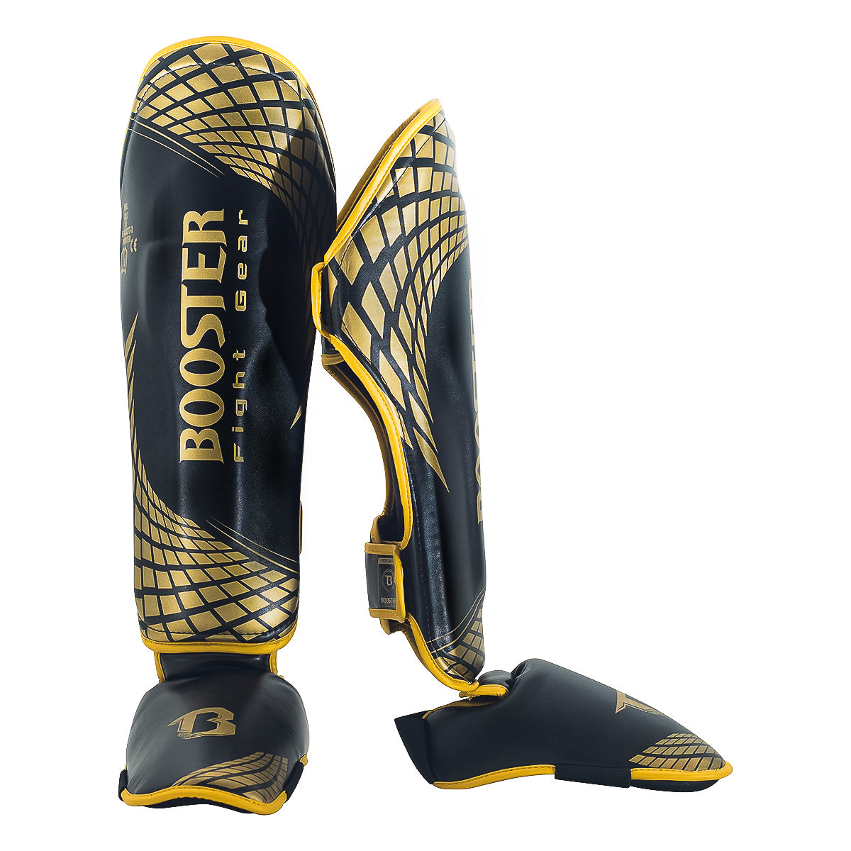 Shin guards gold BFG CUBE SHINGUARD GOLD