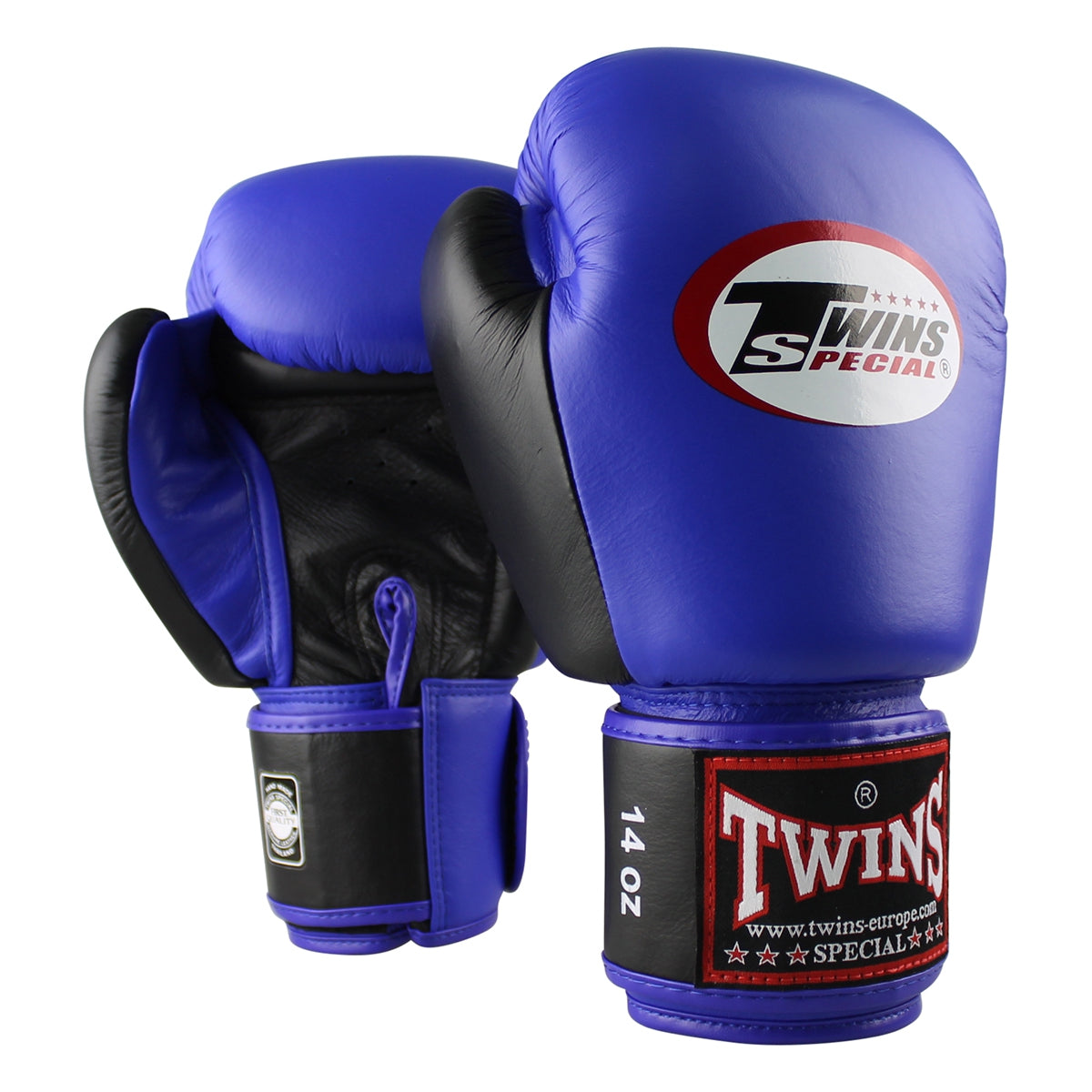 Boxhandschuhe von TWINS aus Echtleder BGVL 3 Retro blue/black
