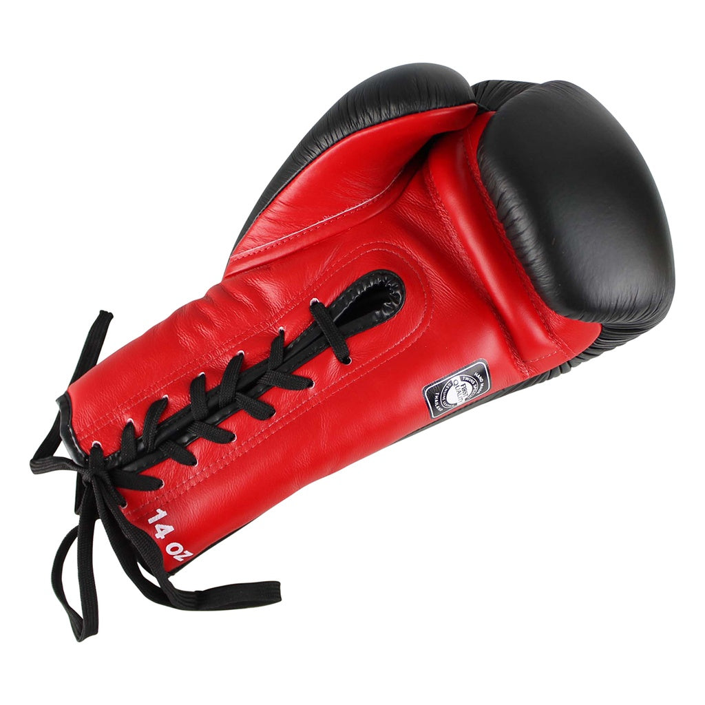 Boxhandschuhe von TWINS schnürer BGLL-1 RD/BK