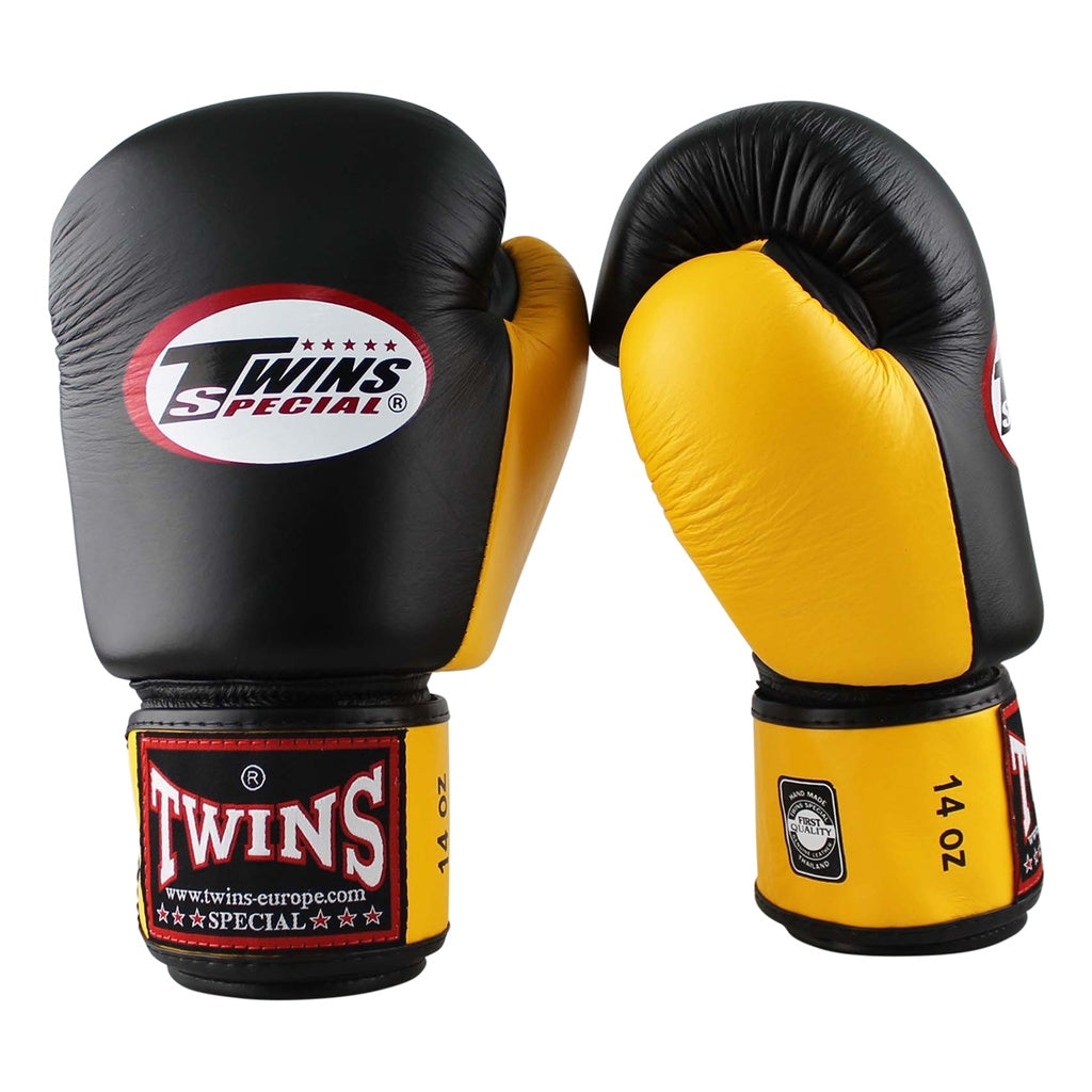 Boxhandschuhe von TWINS BGVL 3 Black/Yellow