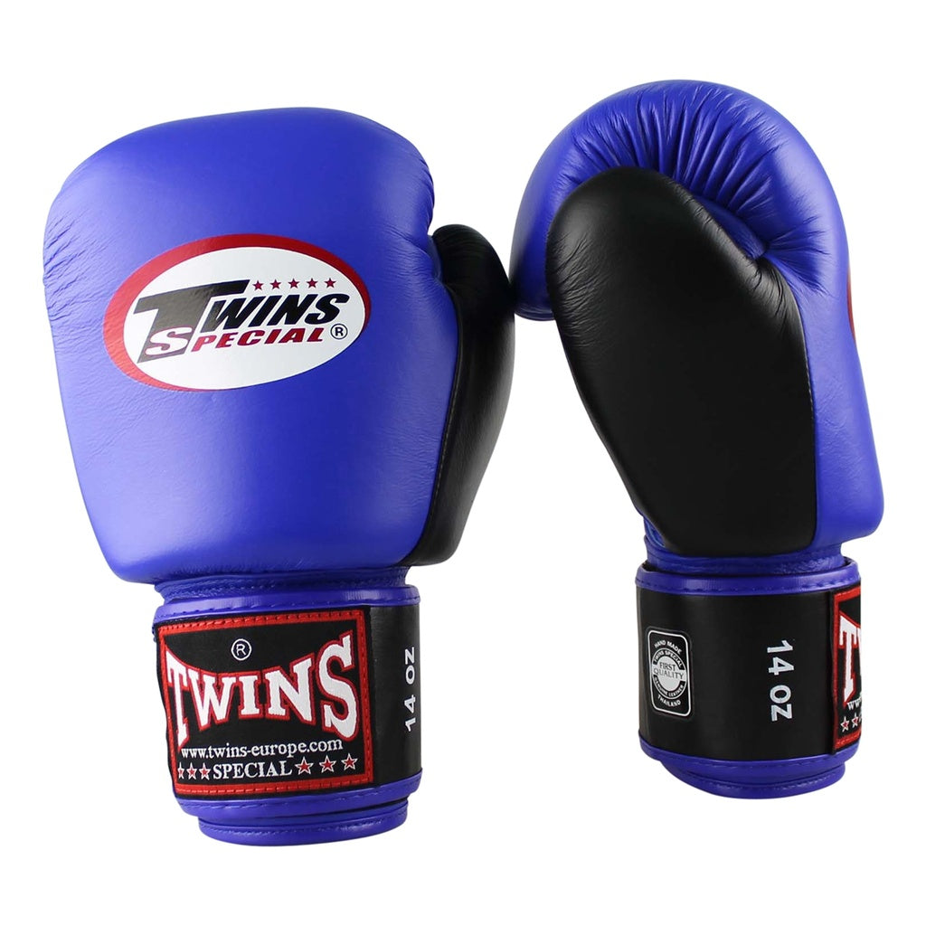 Boxhandschuhe von TWINS aus Echtleder BGVL 3 Retro blue/black