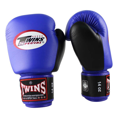 Boxhandschuhe von TWINS aus Echtleder BGVL 3 Retro blue/black
