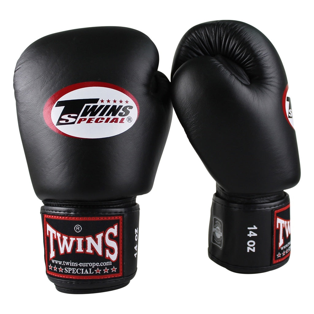 Boxhandschuhe von TWINS aus Echtleder BGVL 3 BLACK