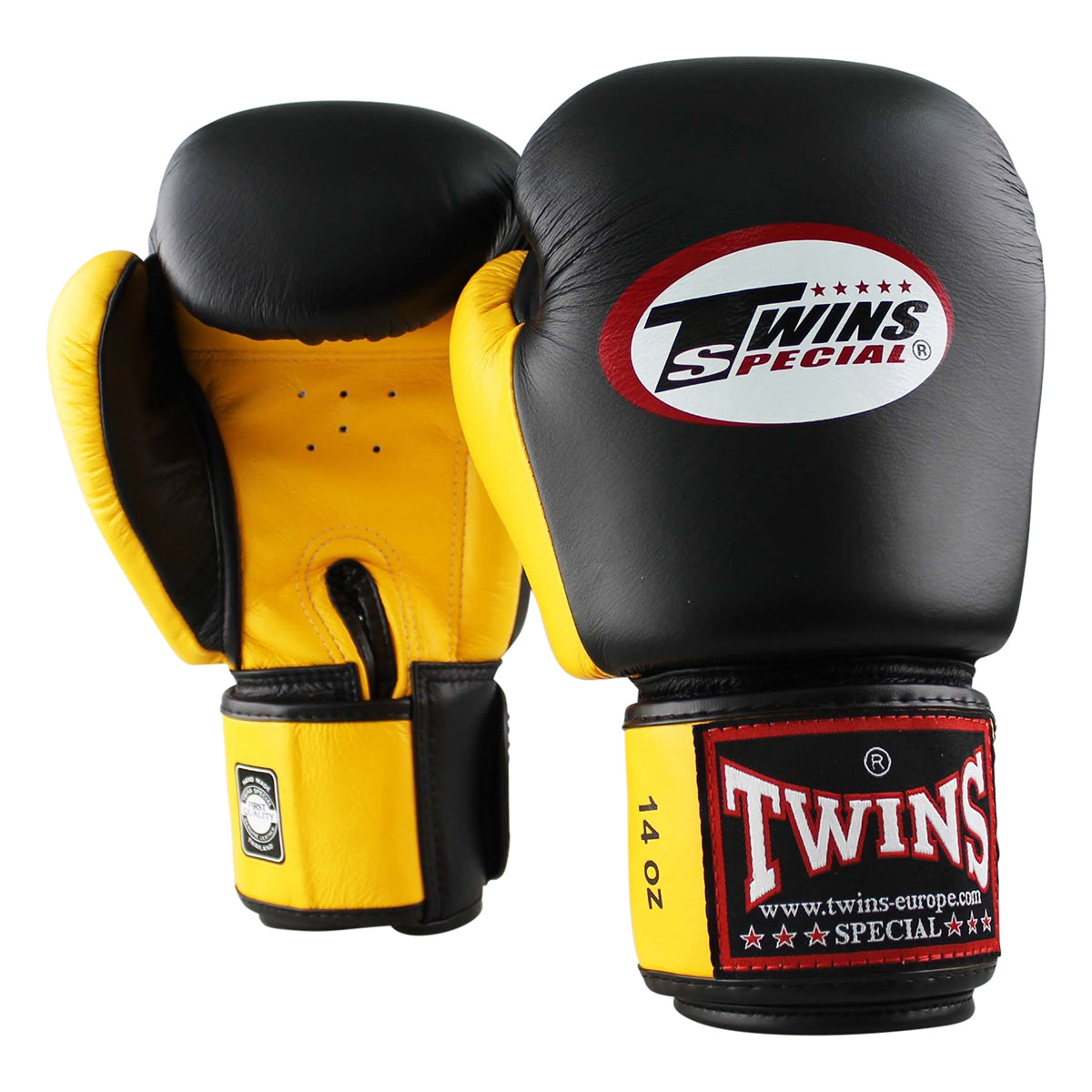 Boxhandschuhe von TWINS BGVL 3 Black/Yellow